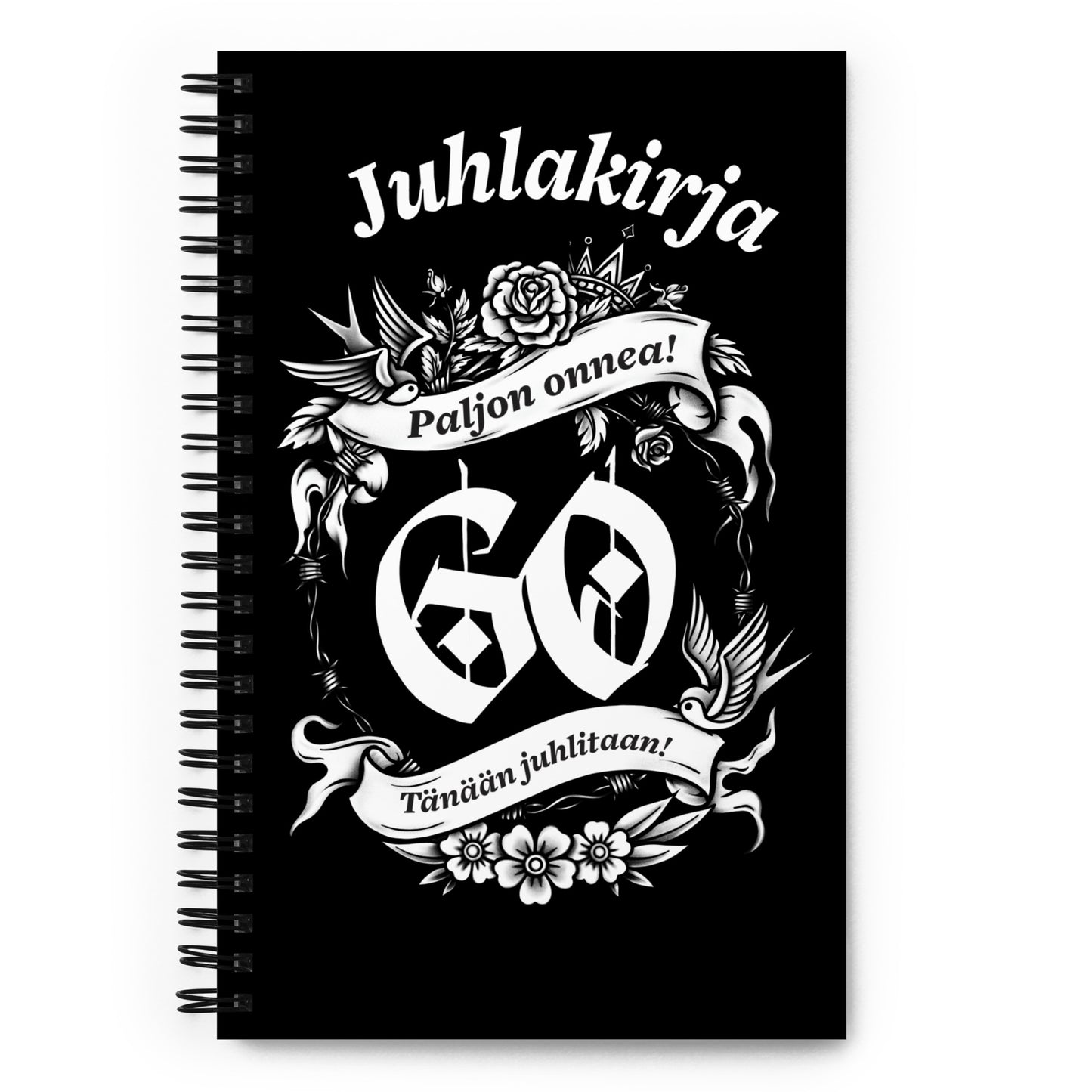 Rokkaavat onnittelut - juhlakirja 60-vuotislahjaksi, vieraskirja ja muistokirja syntymäpäiväjuhliin