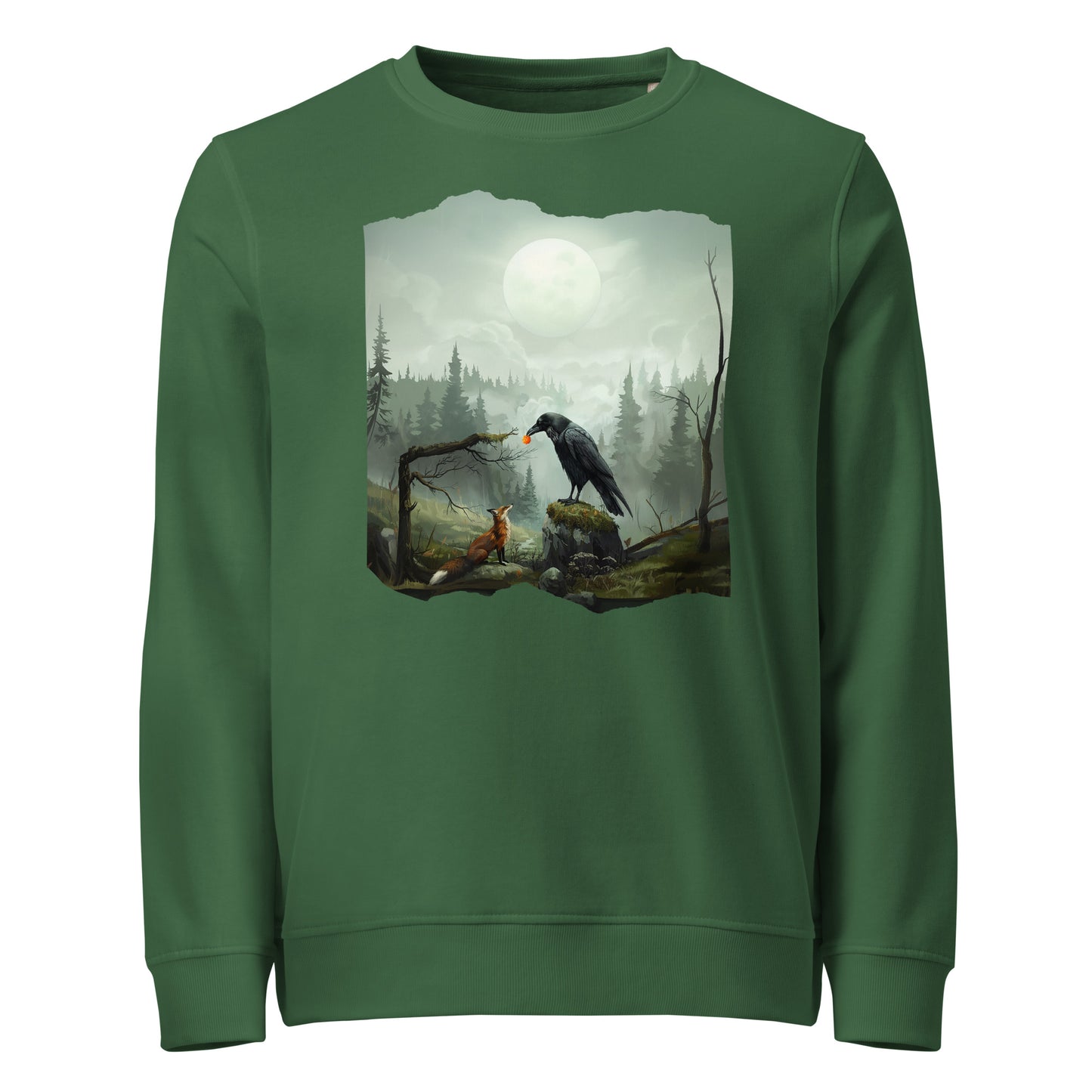 Unisex-collegepaita erämaakuvituksella